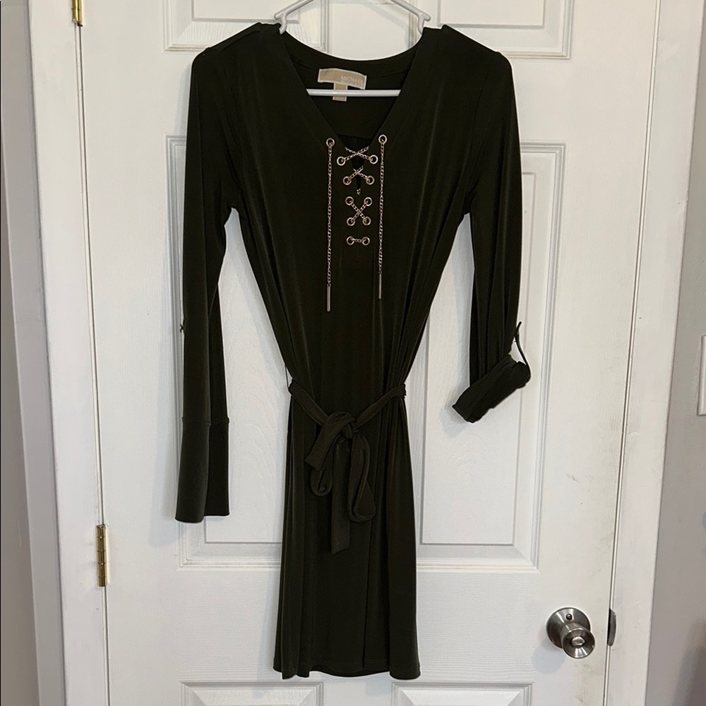 Army Green Michael Kors dress